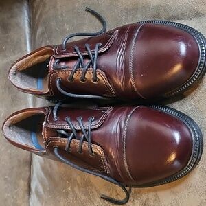 New Dockers Gordon Cap Toe Oxford Brown Leather 90-2219 Mens Shoes 15